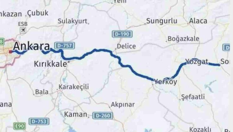 Ankara Yozgat Arası Kaç Km? Ankara Yozgat Arası Uçakla, Otobülse Kaç Saat, Kaç Dakika Sürer?