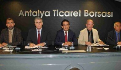 Antalya Ticaret Borsası’nda Yapılan Müşterek Komite Toplantısında Ekonomik İşbirliği Vurgusu