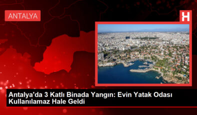 Antalya’da Apartman Yangınında Hızlı Müdahale: Yatak Odası Kullanılamaz Hale Geldi