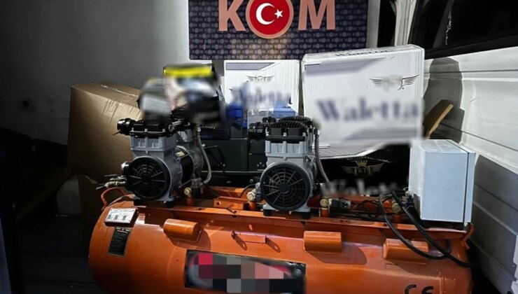 Antalya’da Kaçakçılık Operasyonunda Dikkat Çeken Gereçler Ele Geçirildi