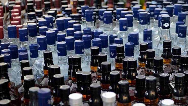 Antalya’da Sahte İçki Operasyonu: 180 Bin Şişe Yakalandı