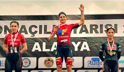Denizlili Bisikletçi Buse Ertekin, Türkiye Bisiklet Kupası’nda Zirveye Uçtu