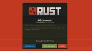 Rust Steam Auth Timeout Hatası