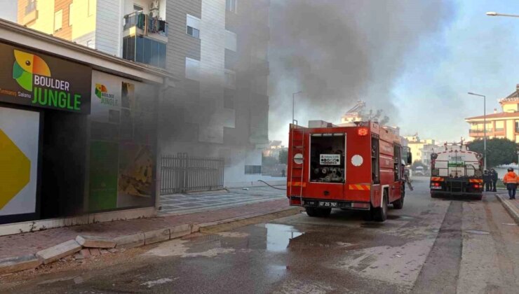 Antalya’da Tırmanış Salonunda Sobadan Çıkan Yangın, Hızlı Müdahale ile Kontrol Altına Alındı