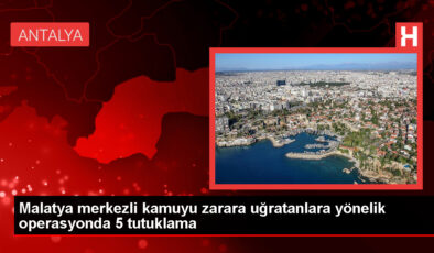 Malatya merkezli operasyonda 5 kişi tutuklandı